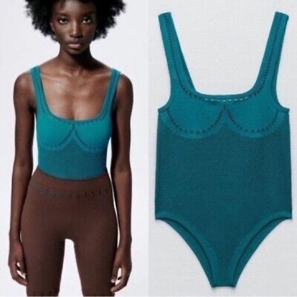 Zara Tops - ZARA seamless bodysuit